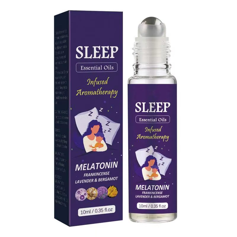 Pure Natural Essential Oils Sleeping Rollerball Essential Oil Lavender and Bergamot Soothing Essential Oil Gifts for Women