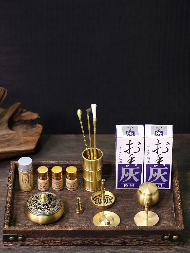 AromaCraft™ Artisan Brass Incense Burner