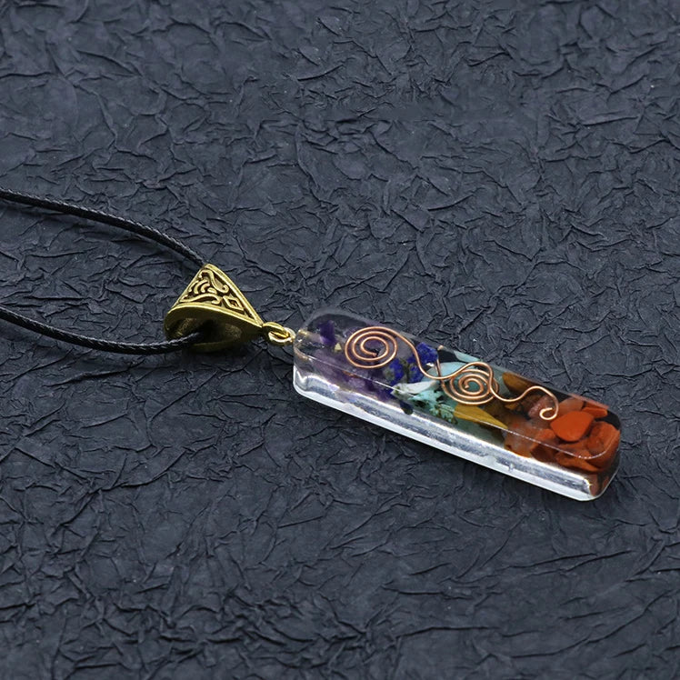 Chakra-Balance™ Orgone Crystal Pendant Necklace