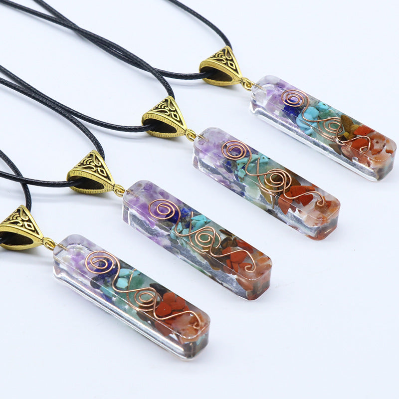 Chakra-Balance™ Orgone Crystal Pendant Necklace