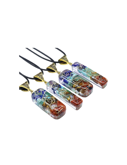 Chakra-Balance™ Orgone Crystal Pendant Necklace