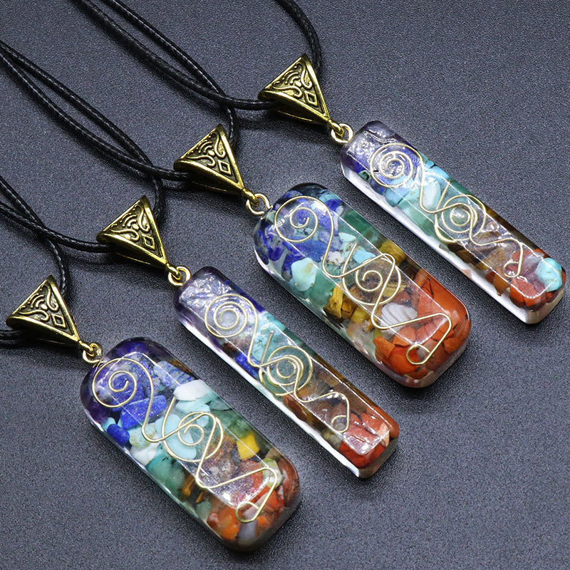 Chakra-Balance™ Orgone Crystal Pendant Necklace